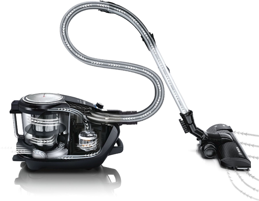 BOSCH BGS7RCL Serie 8 ProSilence Stofzuiger zonder Zak - Blauw 1