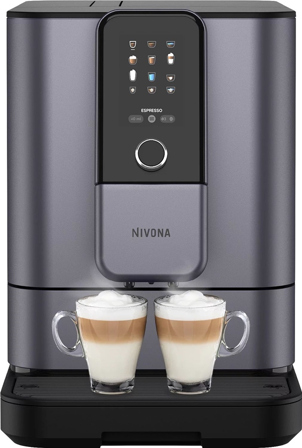 NINOVA NIVO 8107 Volautomatische Koffiemachine - Parelmoer Blauw  1