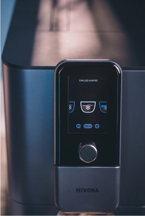 NINOVA NIVO 8107 Volautomatische Koffiemachine - Parelmoer Blauw  2