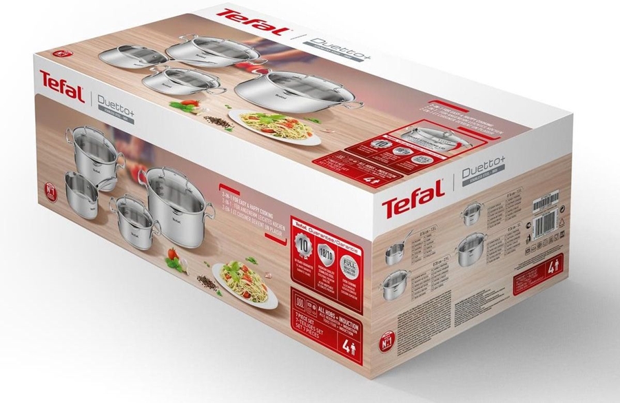 Tefal Duetto+ Pannenset 4-Delig  6