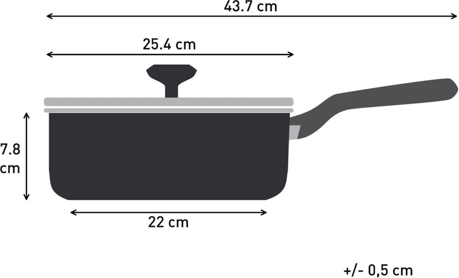 Tefal Change Black Keramische Hapjespan - 24 cm  8