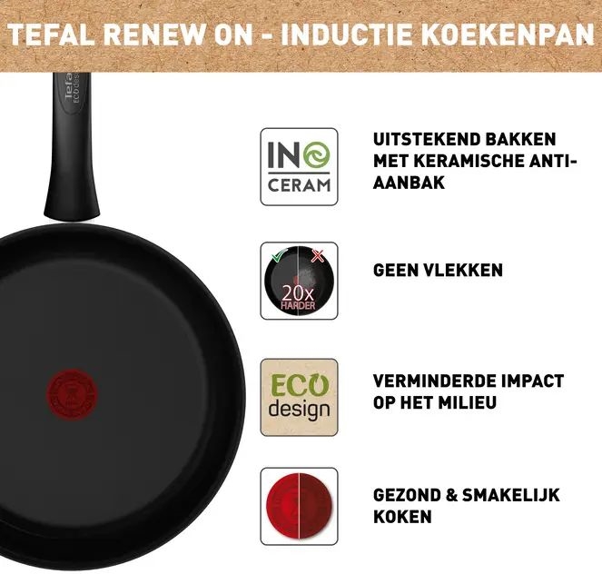 Tefal C47606 Change Black Keramische Koekenpan - 28 cm  5