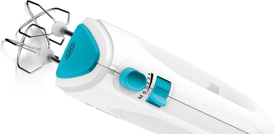 BOSCH MFQ2210D CleverMixx FUN Handmixer - Wit / Blauw 4