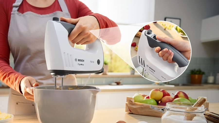 BOSCH MFQ37470 ErgoMixx Handmixer - Grijs 11