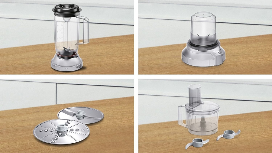 BOSCH MCM3501M MultiTalent 3 Food Processor - RVS / Zwart 13