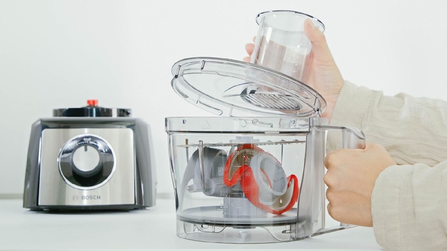 BOSCH MCM3501M MultiTalent 3 Food Processor - RVS / Zwart 14