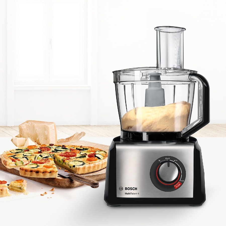 BOSCH MC812M865 MultiTalent 8 Food Processor - Zwart / RVS 4