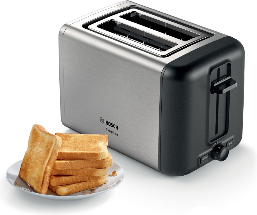 BOSCH TAT3P420 DesignLine Broodrooster - RVS 1