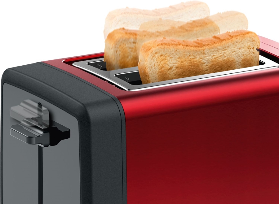 BOSCH TAT4P424 DesignLine Broodrooster - Rood 2