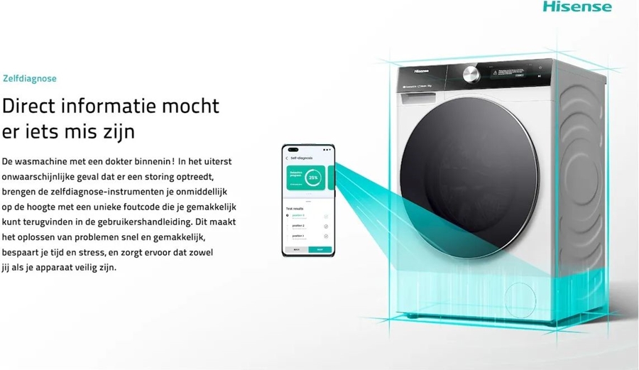 Hisense WF7S1247BB Wasmachine 13