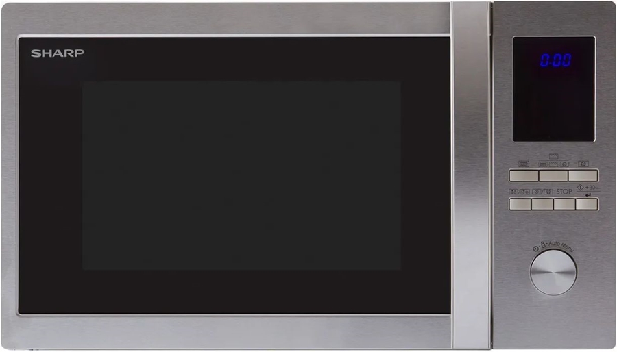 Sharp R922STWE Combimagnetron - Zilver 1