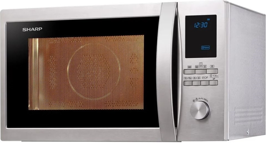 Sharp R922STWE Combimagnetron - Zilver 5