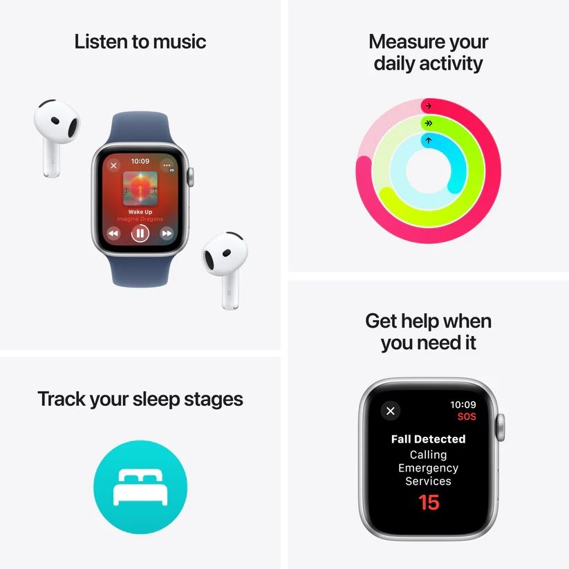 Apple Watch SE GPS Middernacht 40mm S/M 3