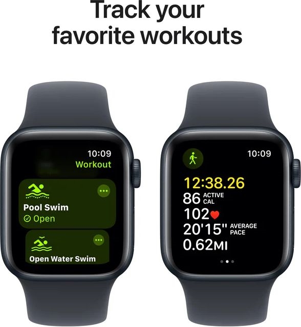 Apple Watch SE GPS Middernacht 40mm S/M 6