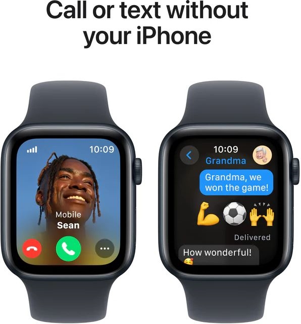 Apple Watch SE GPS + Cellular - Middernacht 44mm M/L 4