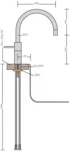 Quooker Round kraan - chroom  2