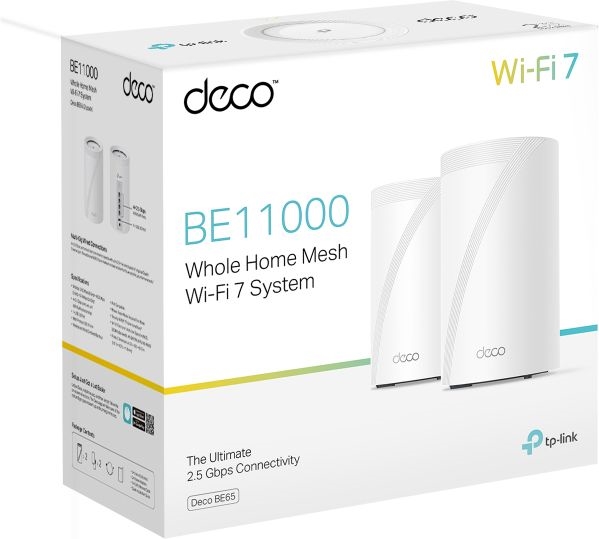 TP-Link Deco BE65 Tri-band Mesh WiFi-systeem (2-pack)  4