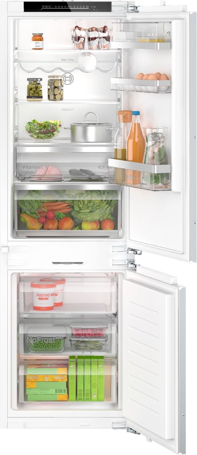 BOSCH KIN86EDD0 Serie 6 EXCLUSIV Inbouw Koel-vriescombinatie 1
