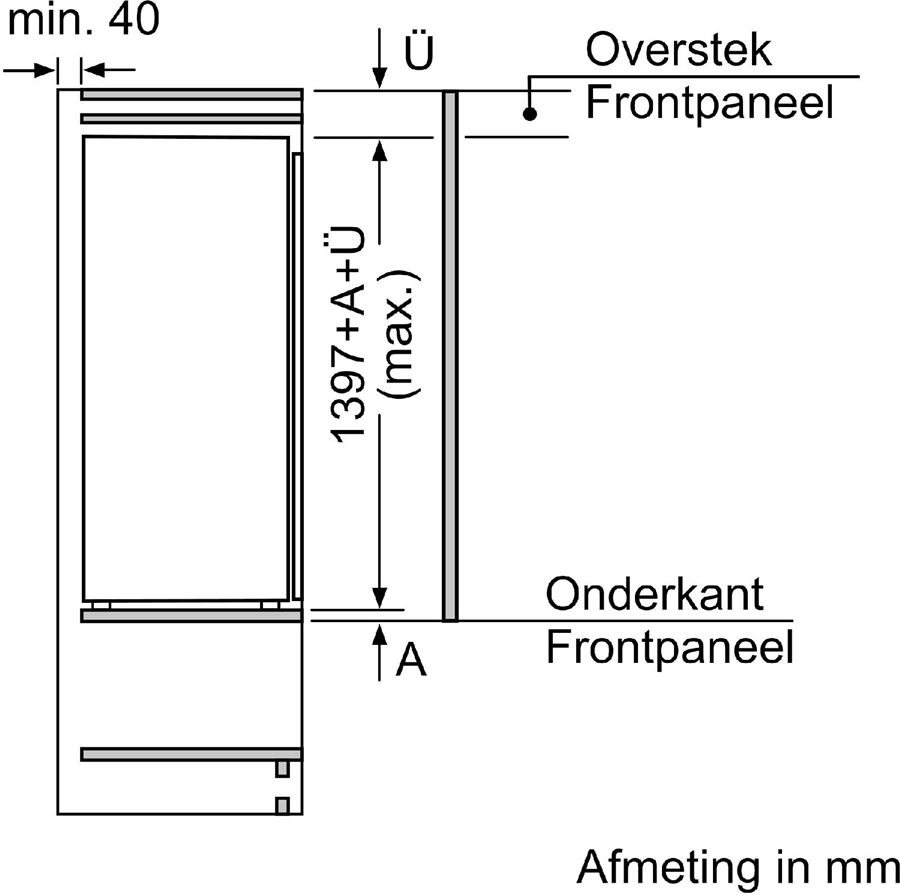 BOSCH KIF51AFE0 Serie 8 Inbouw Koelkast 15