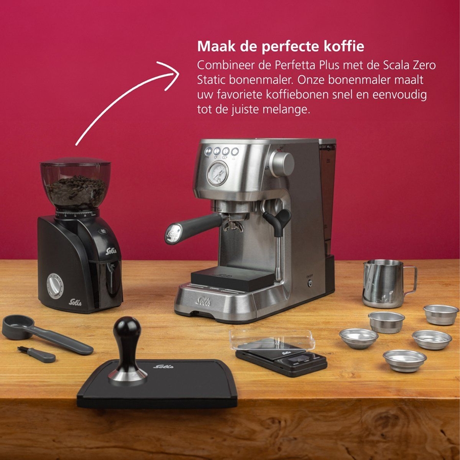 Solis 1170 Barista Perfetta Plus V2 Pistonmachine - Espressomachine  11