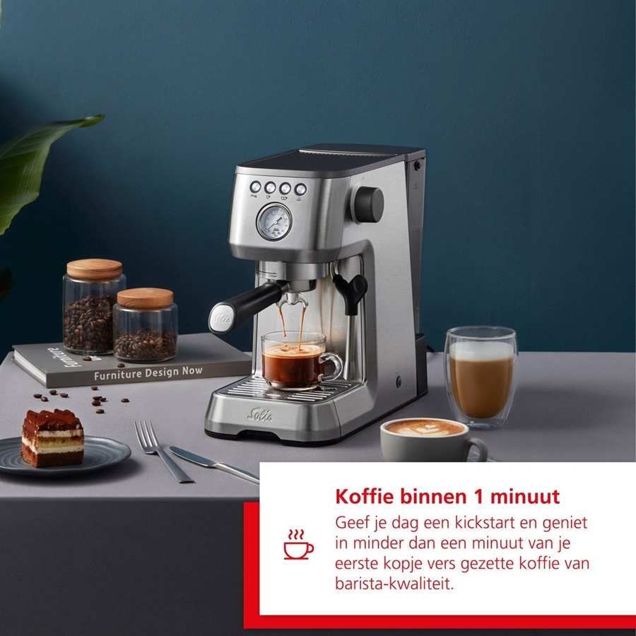 Solis 1170 Barista Perfetta Plus V2 Pistonmachine - Espressomachine  13