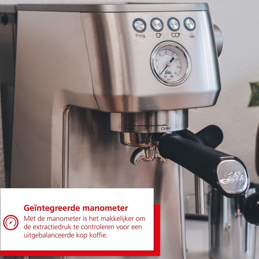 Solis 1170 Barista Perfetta Plus V2 Pistonmachine - Espressomachine  7