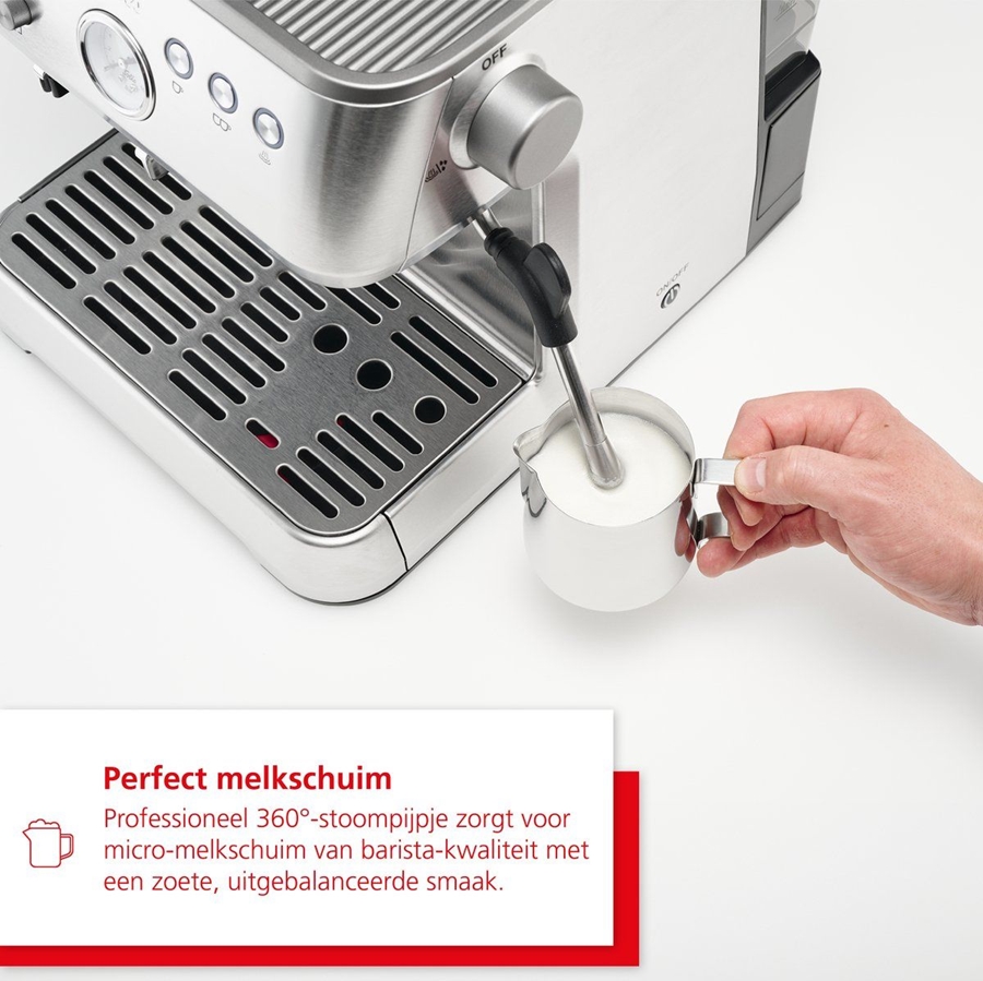 Solis 1019 Grind & Infuse Perfetta Pistonmachine - Espressomachine  - RVS 14