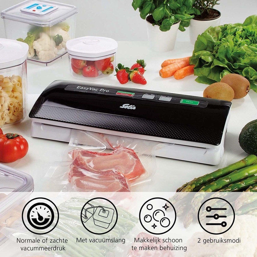 Solis 569 Vac Pro Vacumeermachine  - Zwart / Grijs 11