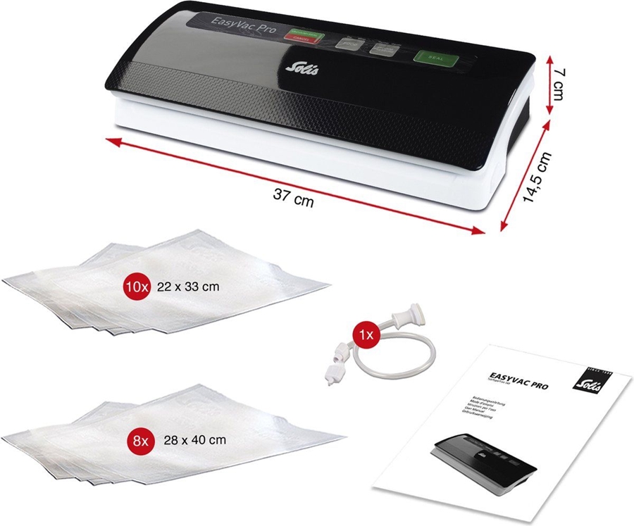 Solis 569 Vac Pro Vacumeermachine  - Zwart / Grijs 4