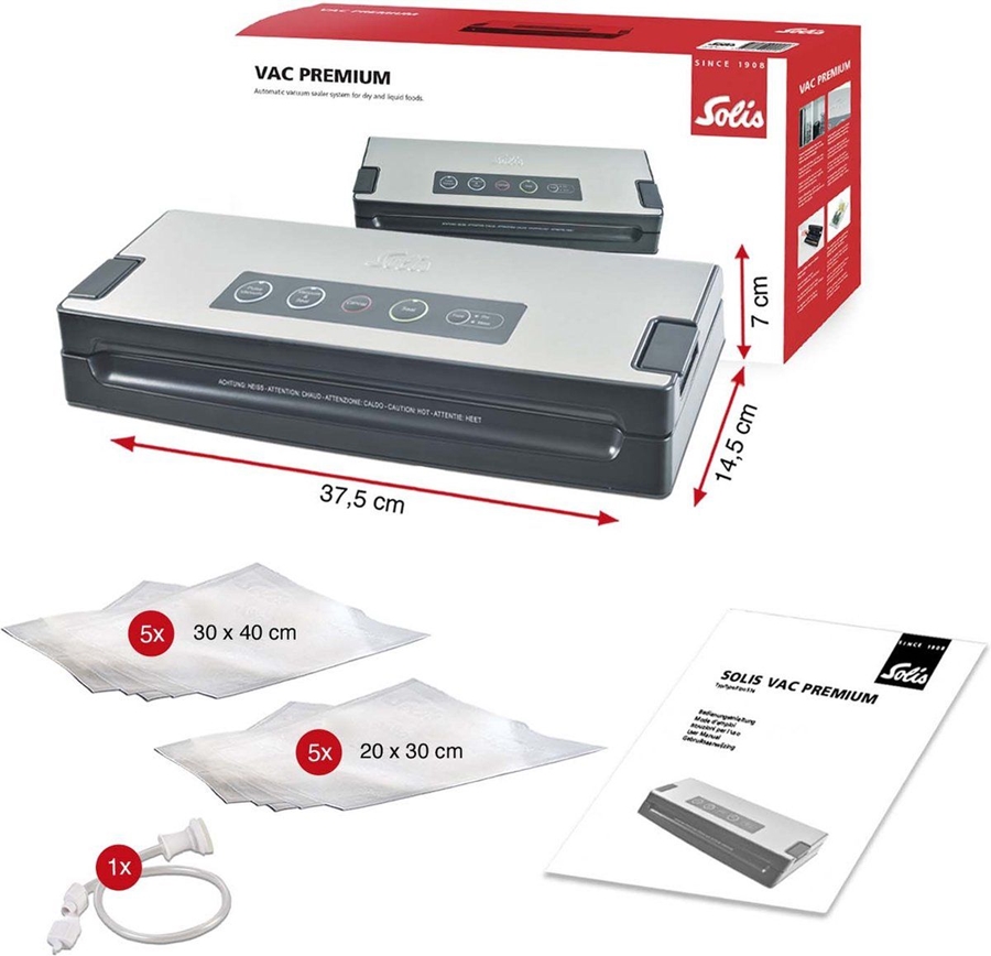 Solis 574 Vac Premium Vacumeermachine  - Grijs 15