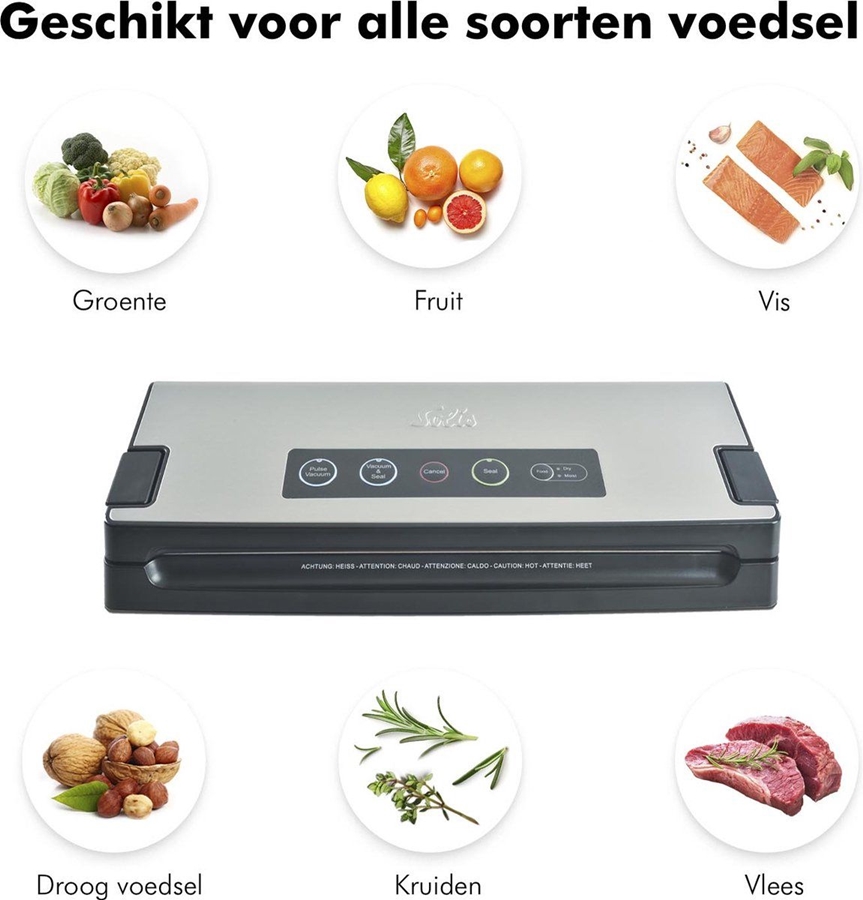 Solis 574 Vac Premium Vacumeermachine  - Grijs 5