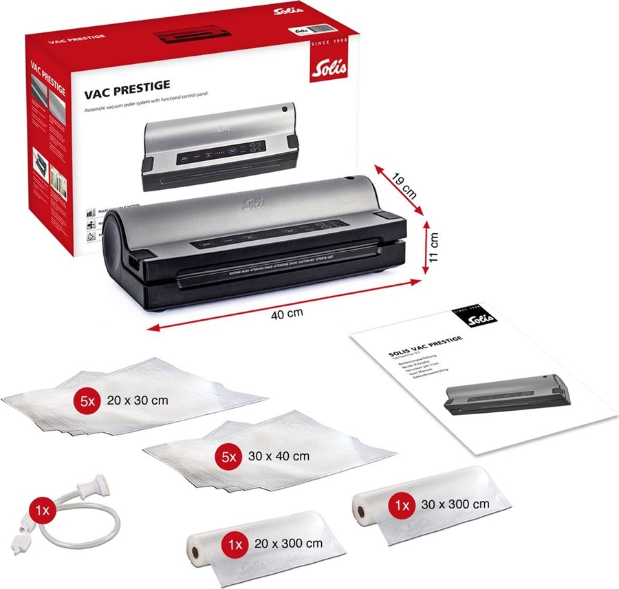 Solis 575 Vac Prestige Vacumeermachine - Grijs 11