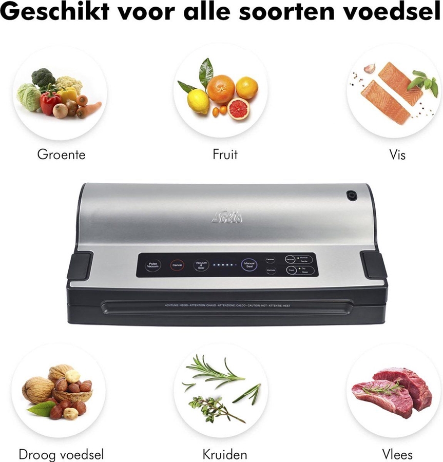 Solis 575 Vac Prestige Vacumeermachine - Grijs 12