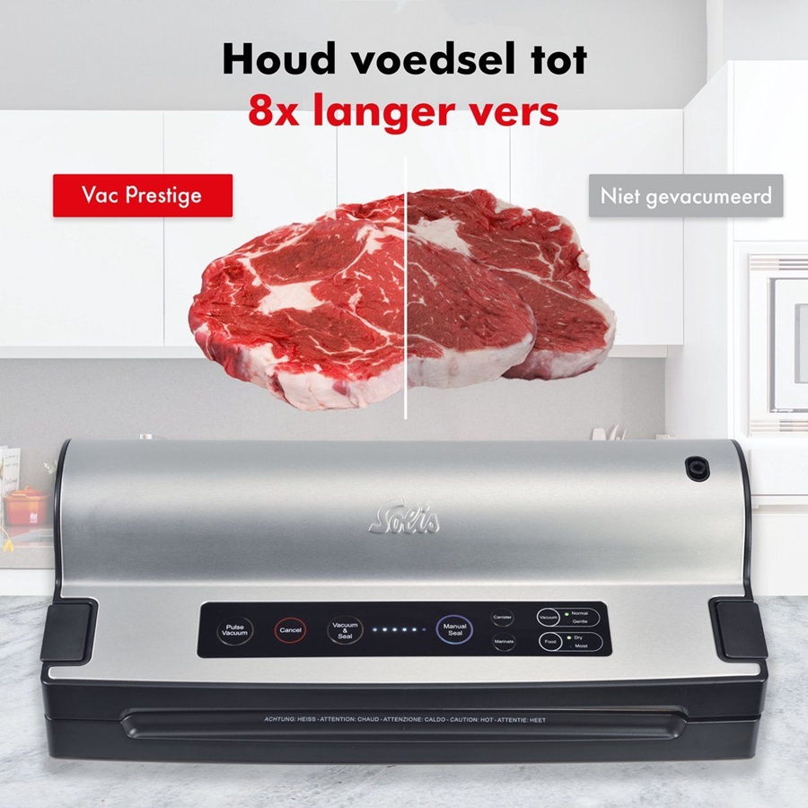 Solis 575 Vac Prestige Vacumeermachine - Grijs 16