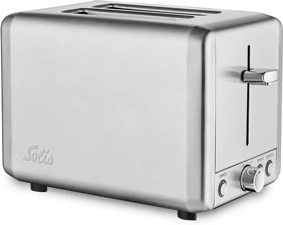 Solis 8002 Toaster Steel - Broodrooster - RVS  1