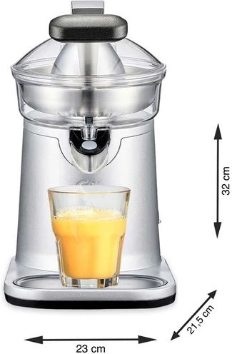 Solis 8454 Citrus Pers Station - Elektrische Citruspers - Zilver  4