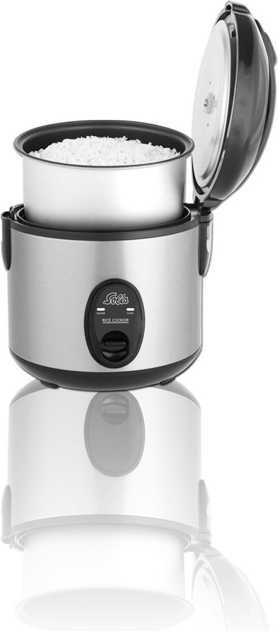 Solis 821 Compact Rice Cooker - Rijstkoker - Zilver 3