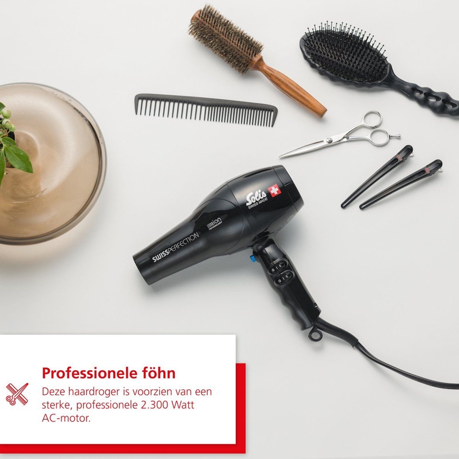 Solis 440 SWISS Perfection Föhn - Haardroger - Zwart 9