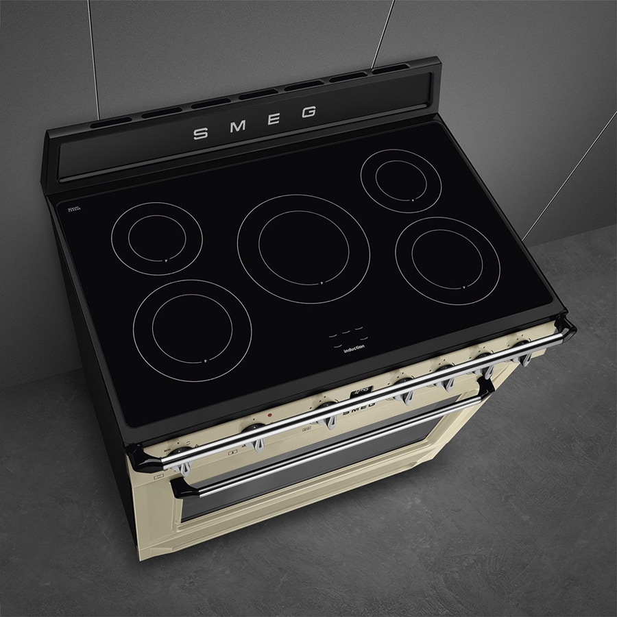 SMEG TR90IMP Victoria Esthetisch Fornuis met Inductie Kookplaat - 90 x 60 cm 5