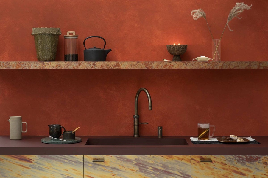  Quooker Classic Keukenmengkraan Fusion Round - Messing Patina - Losse Kraan 3