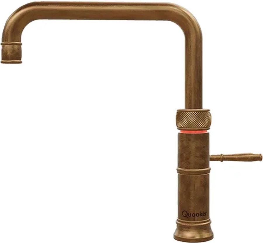 Quooker Classic Keukenmengkraan Fusion Square - Messing Patina - Losse Kraan 1