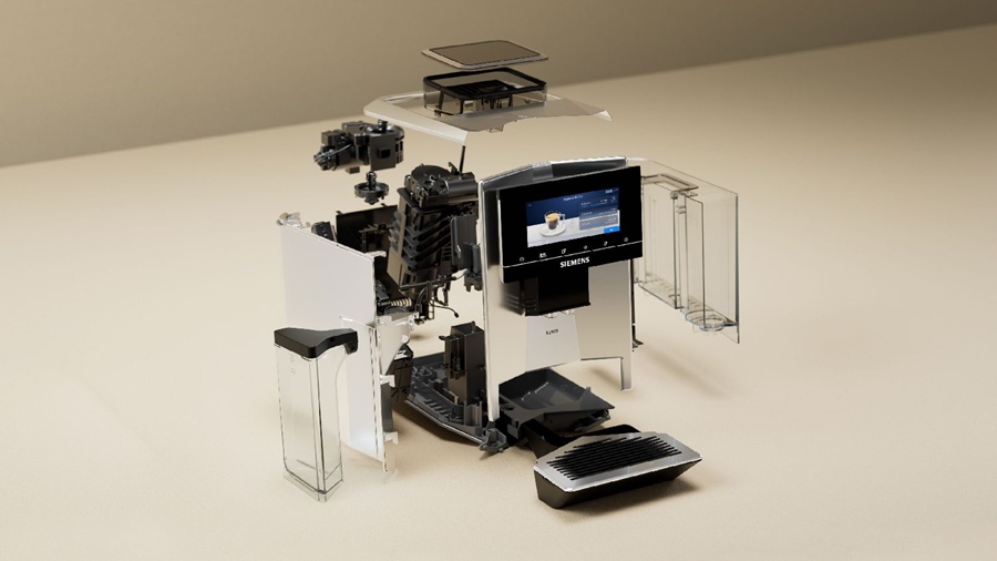 Siemens TQ903R03 EQ900 Volautomatische Koffiemachine - RVS 10