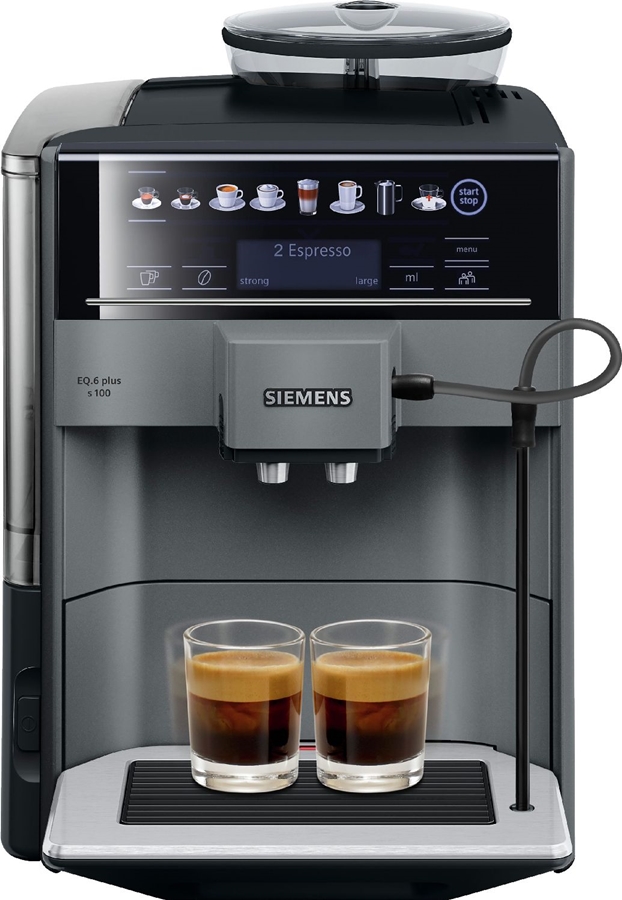 Siemens TE651209RW EQ.6 plus s100 Volautomatische Koffiemachine - Metallic Diamant Titanium 1