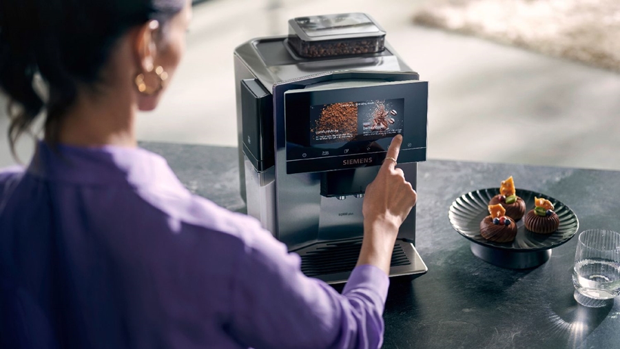 Siemens TQ903RZ3 EQ900 plus Volautomatische Koffiemachine - RVS 4