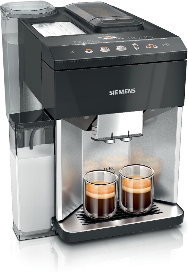 Siemens TQ517R03 EQ500 Integral Volautomatiche Koffiemachine - RVS - Piano Zwart 1