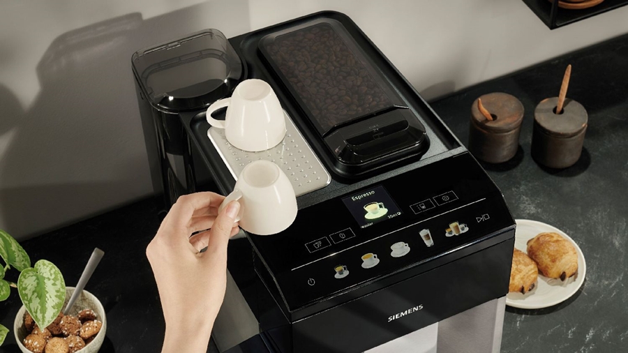 Siemens TQ517R03 EQ500 Integral Volautomatiche Koffiemachine - RVS - Piano Zwart 11