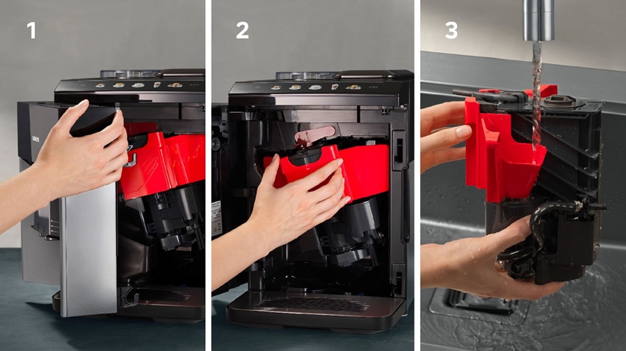 Siemens TQ517R03 EQ500 Integral Volautomatiche Koffiemachine - RVS - Piano Zwart 7