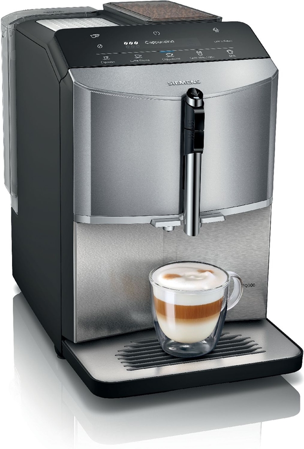 Siemens TF305E04 EQ300 Volautomatische Koffiemachine - Metallic Diamant Titanium - RVS 1