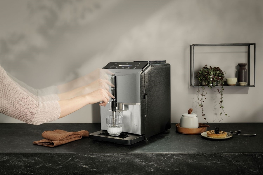 Siemens TF305E04 EQ300 Volautomatische Koffiemachine - Metallic Diamant Titanium - RVS 10