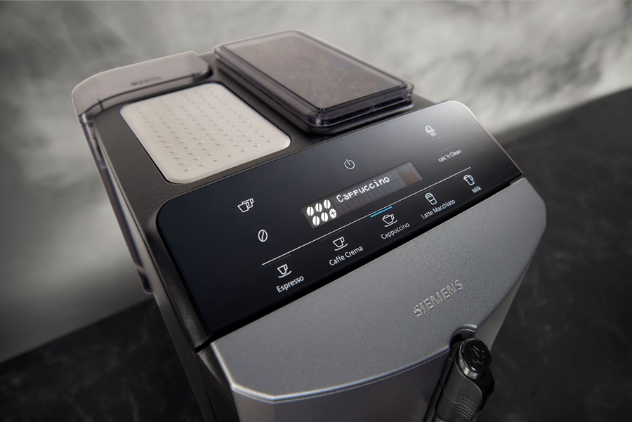 Siemens TF305E04 EQ300 Volautomatische Koffiemachine - Metallic Diamant Titanium - RVS 9